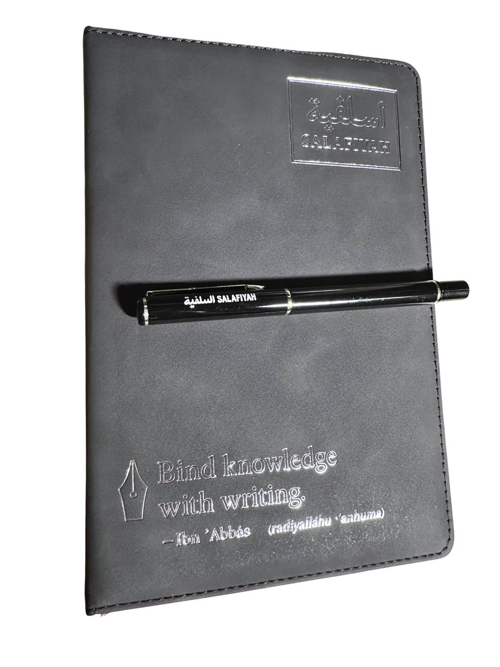Salafiyah Notebook & Pen Set – Premium Black Edition (194 Pages)
